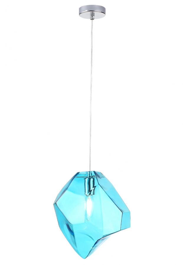 Светильник подвесной Crystal Lux NUESTRO SP1 CHROME/BLUE NUESTRO SP1 CHROME/BLUE