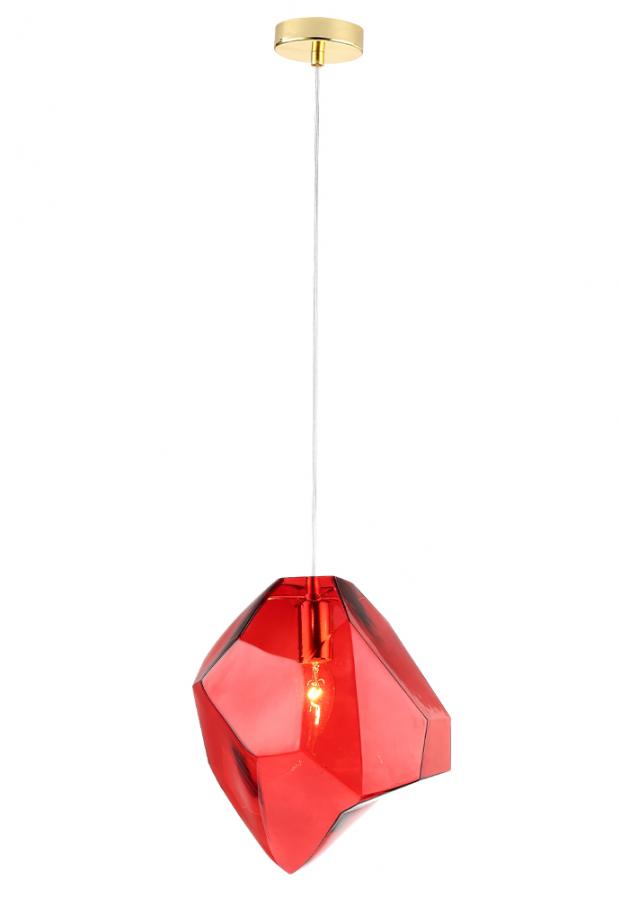 Светильник подвесной Crystal Lux NUESTRO SP1 GOLD/RED NUESTRO SP1 GOLD/RED