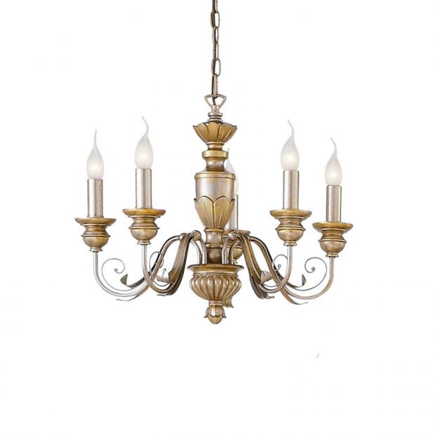 Люстра Ideal Lux FIRENZE SP5 ORO ANTICO 020822 FIRENZE SP5 ORO ANTICO