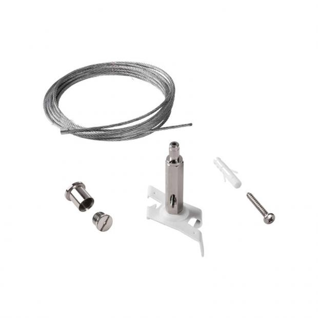 Трос Ideal Lux LINK TRIMLESS KIT PENDANT NO ROSONE 5 MT WH 243245 LINK TRIMLESS KIT PENDANT NO ROSONE 5 MT WH