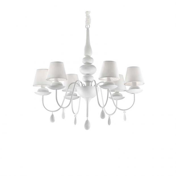 Люстра Ideal Lux BLANCHE SP6 BIANCO 035581 BLANCHE SP6 BIANCO