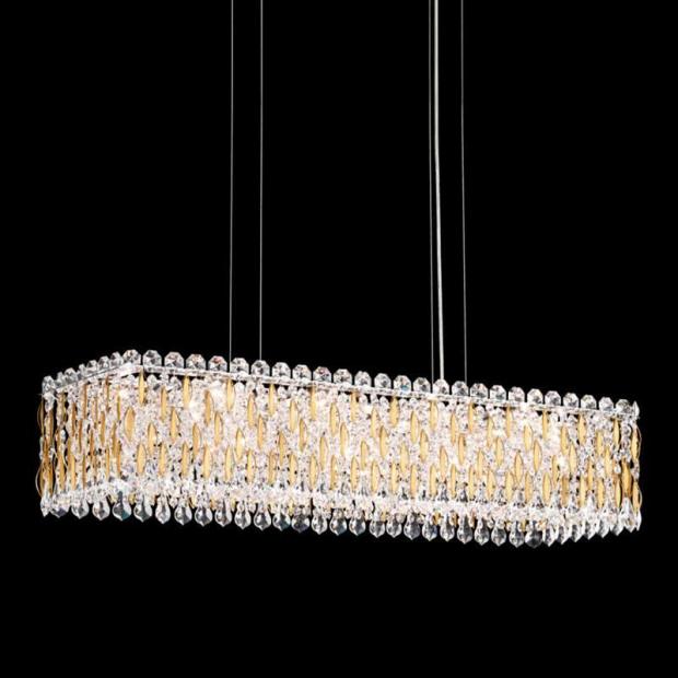 L'Arte Luce Luxury Sarella L30203.18 светильник подвесной, chrome+antique gold L30203.18