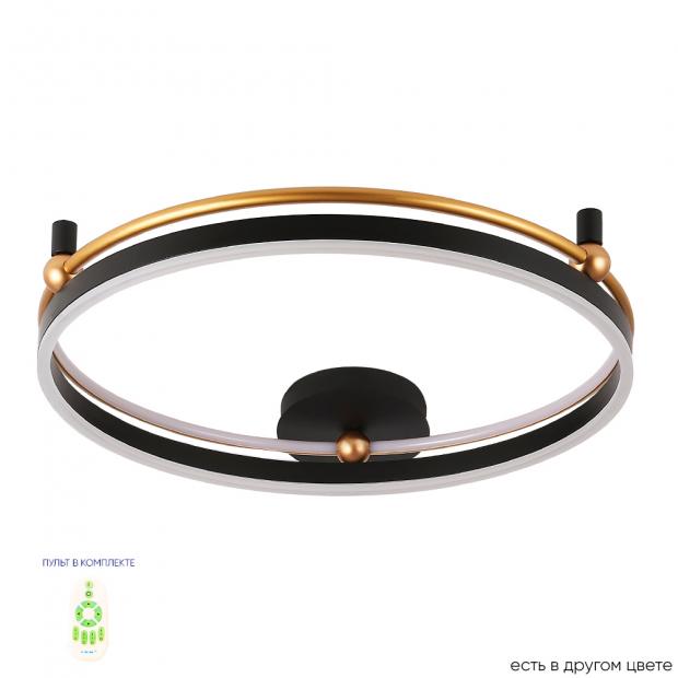 Светильник потолочный Crystal Lux FERNANDO PL72W LED BLACK/GOLD FERNANDO PL72W LED BLACK/GOLD