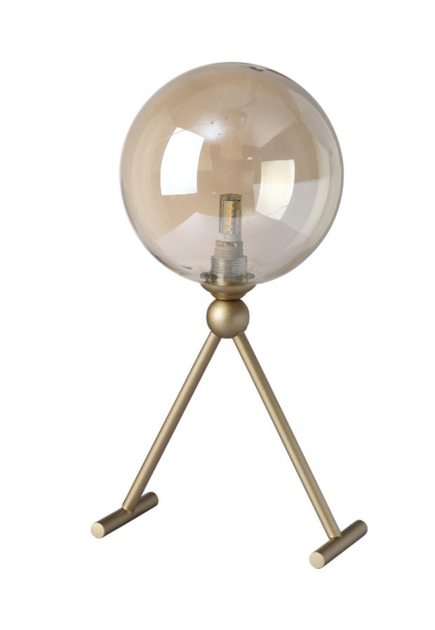 Настольная лампа Crystal Lux FRANCISCA LG1 GOLD/COGNAC FRANCISCA LG1 GOLD/COGNAC