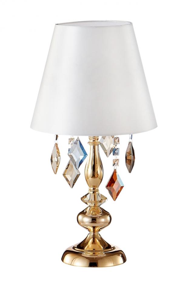 Настольная лампа Crystal Lux MERCEDES LG1 GOLD/COLOR MERCEDES LG1 GOLD/COLOR