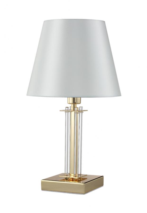 Настольная лампа Crystal Lux NICOLAS LG1 GOLD/WHITE NICOLAS LG1 GOLD/WHITE