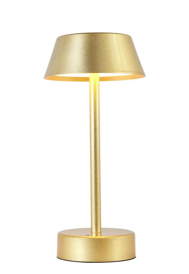 Аккумуляторная настольная лампа Crystal Lux SANTA LG1 GOLD SANTA LG1 GOLD
