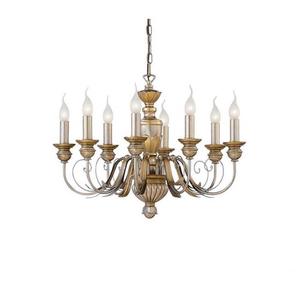 Люстра Ideal Lux FIRENZE SP8 ORO ANTICO 020839 FIRENZE SP8 ORO ANTICO