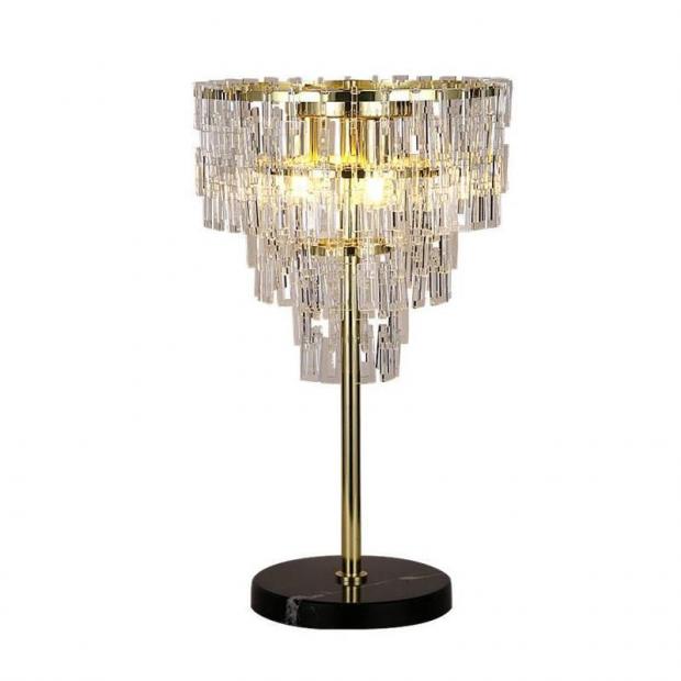 L'Arte Luce Luxury Marignan L28631 настольная лампа, gold/nickel L28631