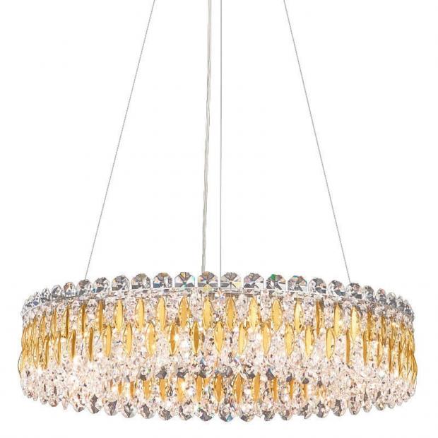L'Arte Luce Luxury Sarella L30212.28 светильник подвесной, chrome+antique gold L30212.28