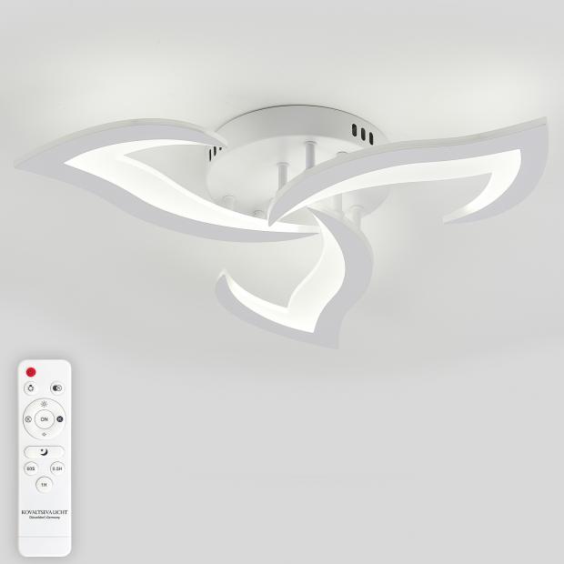 Светодиодный светильник люстра SIMPLY с пультом ДУ 60W, белый, LED LED LAMPS 81401 LED LAMPS 81401