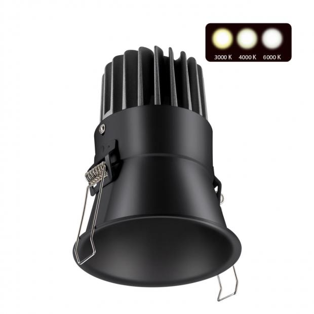 Встраиваемый светодиодный светильник с переключателем цветовой температуры NOVOTECH LANG 358911 358911