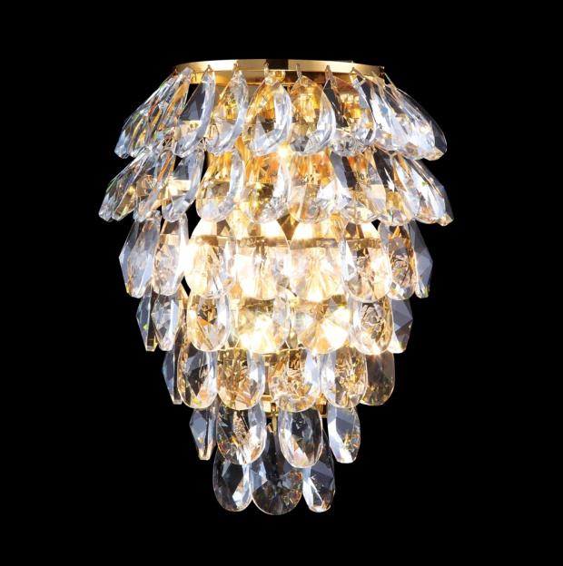 Бра Crystal Lux CHARME AP3 GOLD/TRANSPARENT CHARME AP3 GOLD/TRANSPARENT